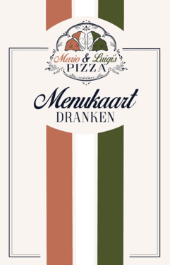 menukaart dranken